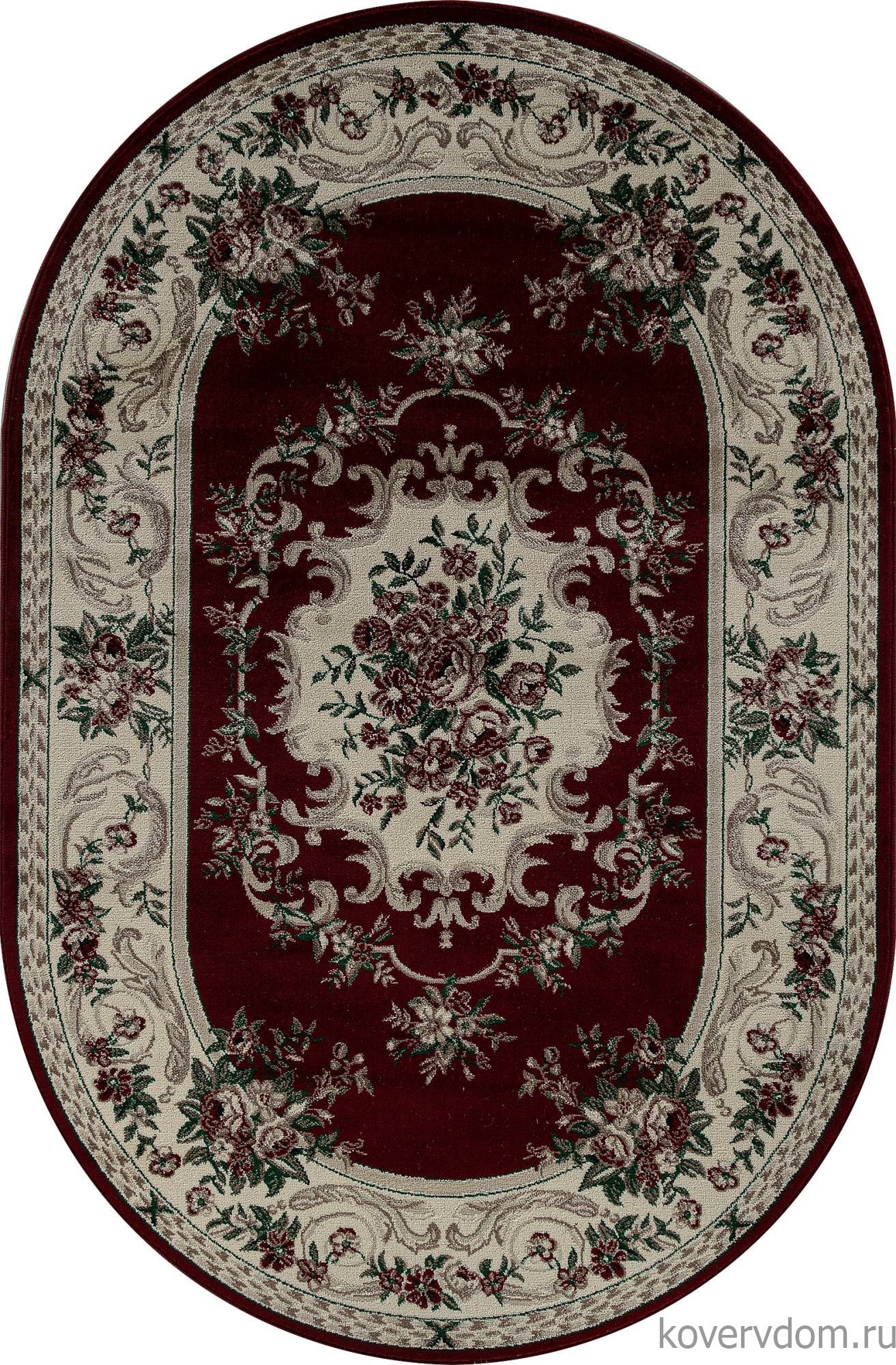 Ковер COLIZEY D057 RED Овал