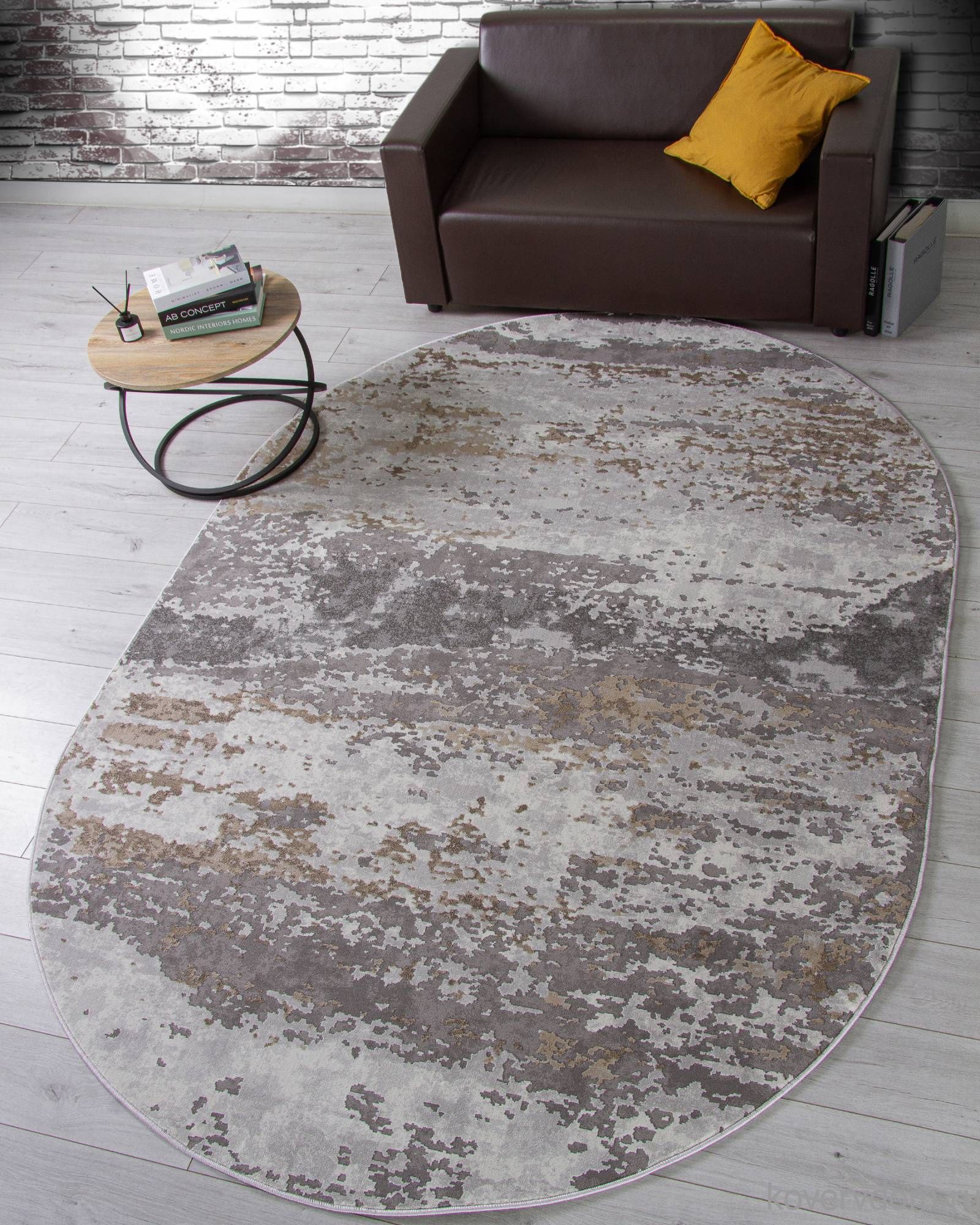 Ковер GRAFF 2788 GRAY-BEIGE Овал