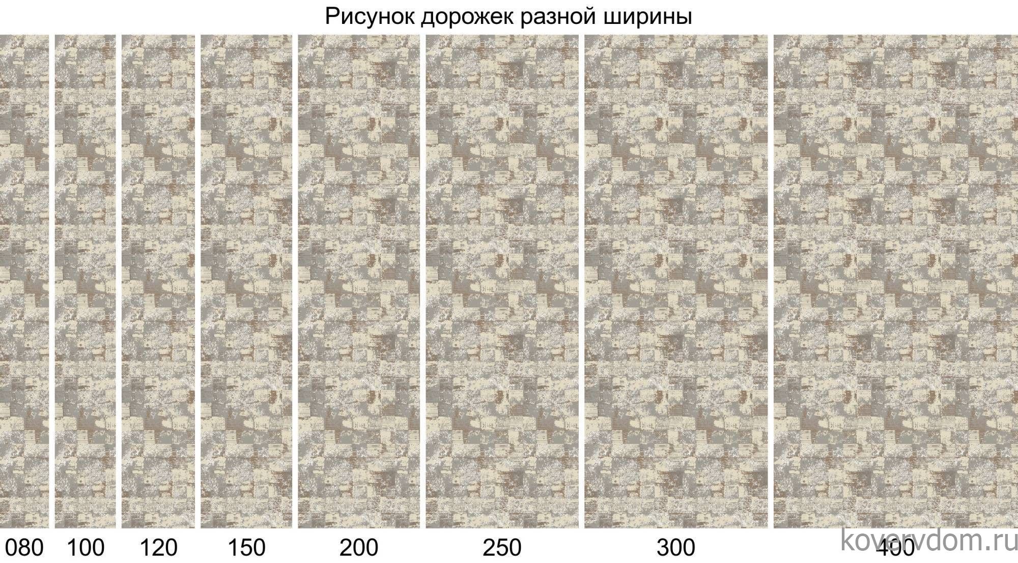 Ковровая Дорожка RICHI 8673 GRAY