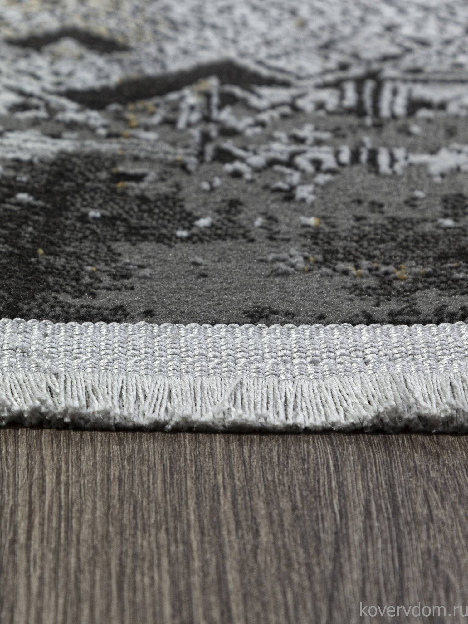 Ковер LISSABON SI023G GREY / GREY Овал