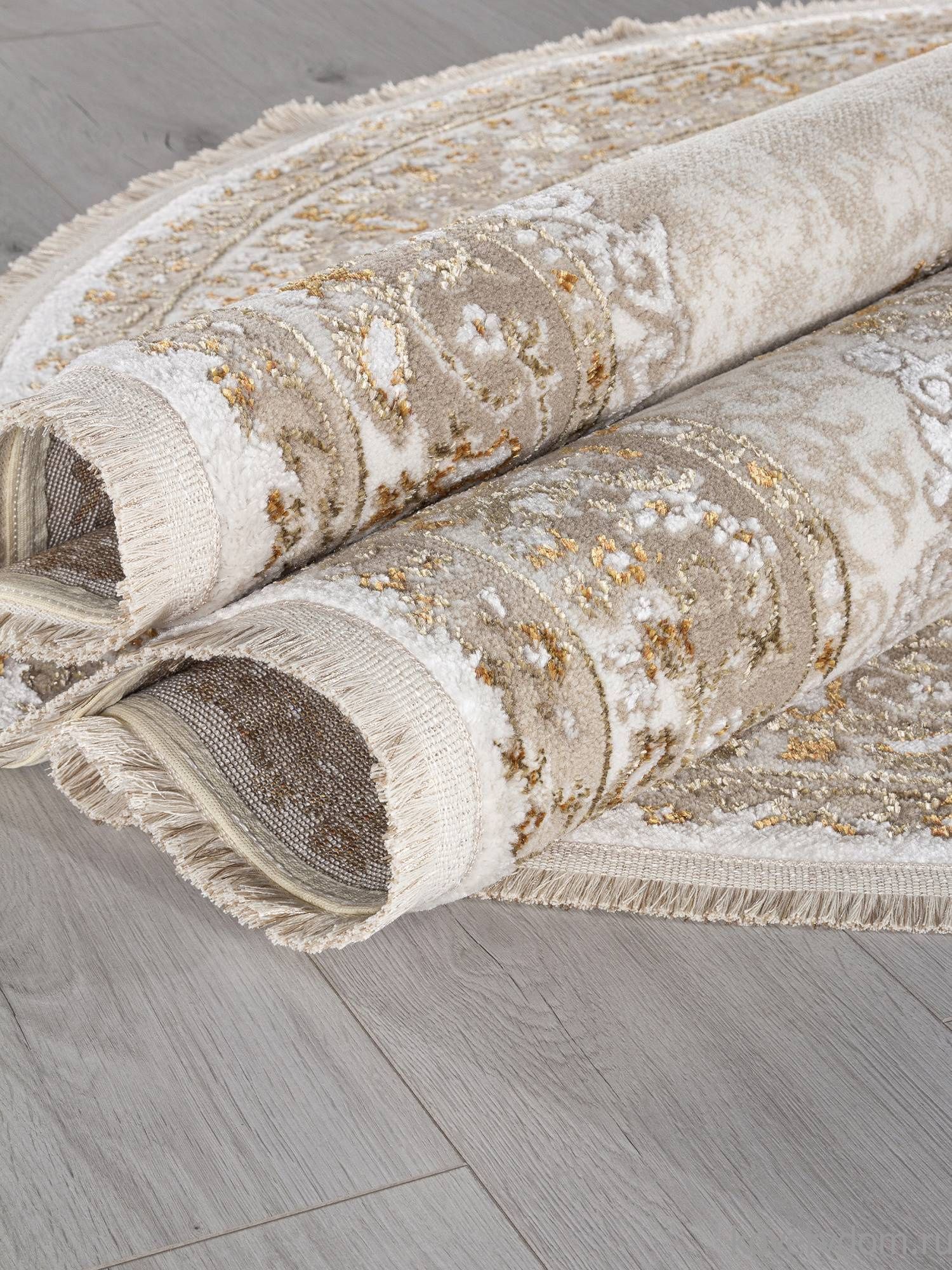 Ковер MOSSO 27226A BEIGE / BEIGE Овал