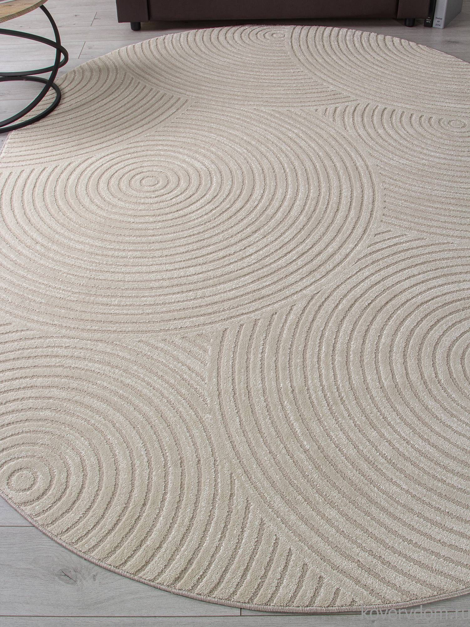 Ковер DIOS F410 LIGHT CREAM Овал