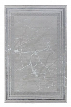 Овальный ковер Leonidas B0740A White-Grey