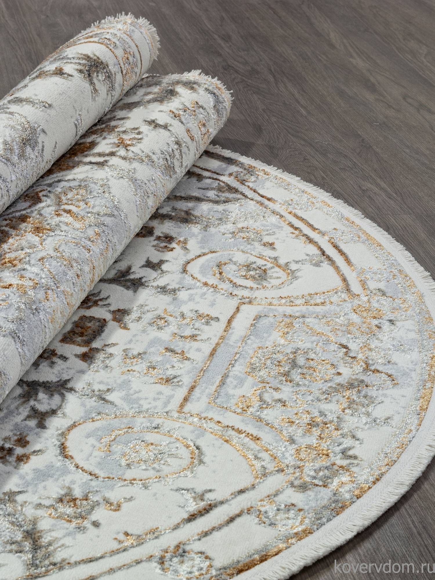 Ковер SAHARA 00765A GOLD FDY / CREAM HB Овал