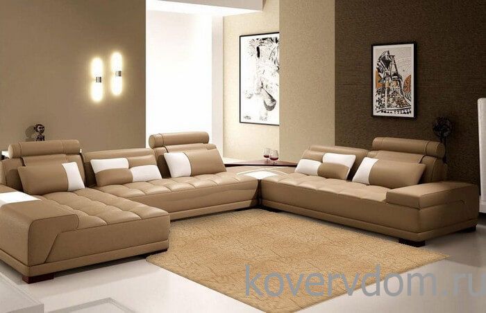 Однотонный ковер-палас Avrora 213