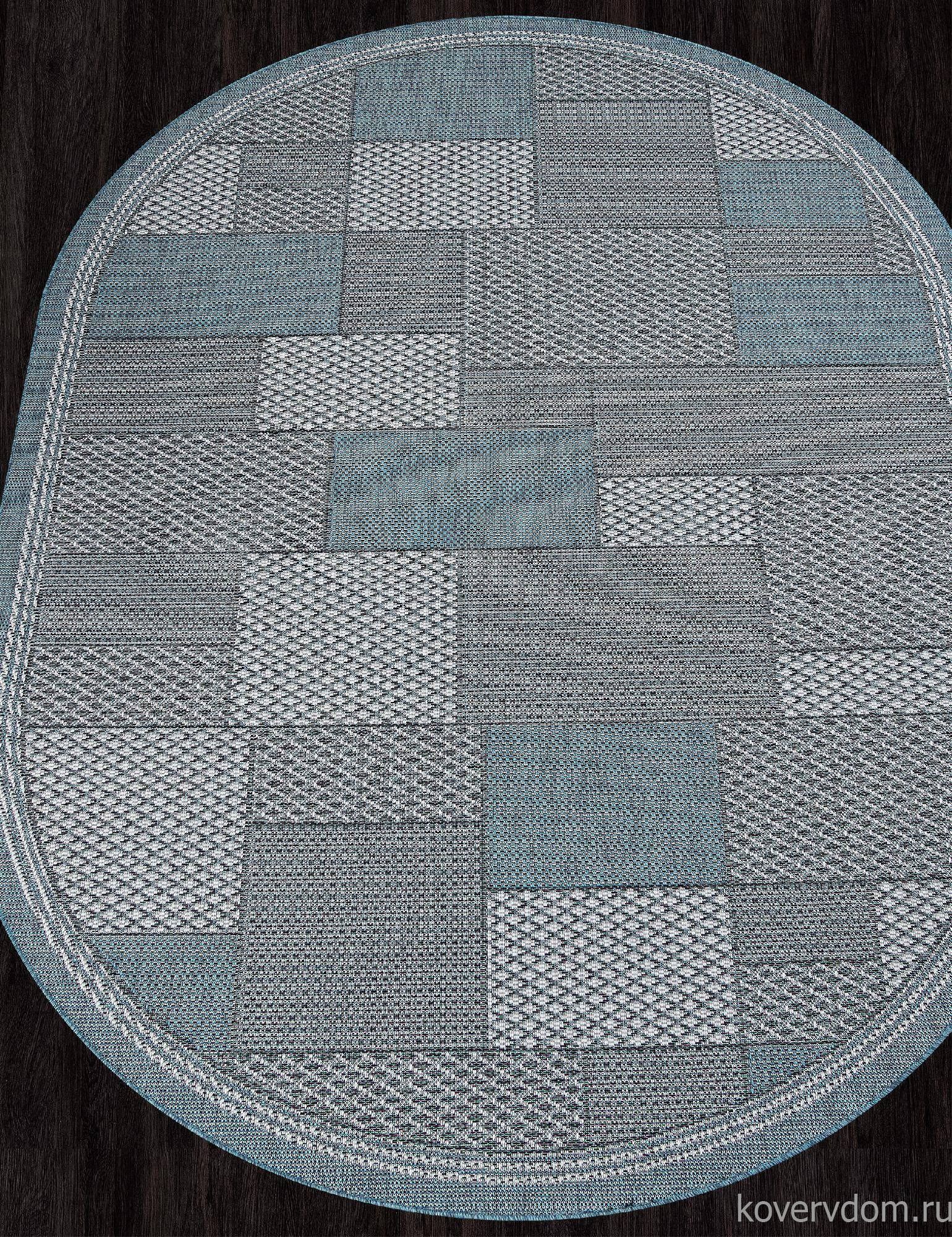 Ковер-циновка KAIR-A S148 BLUE Овал