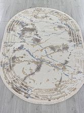 Ковер из Турции MOSSO 27243A GRY / NAVY Овал