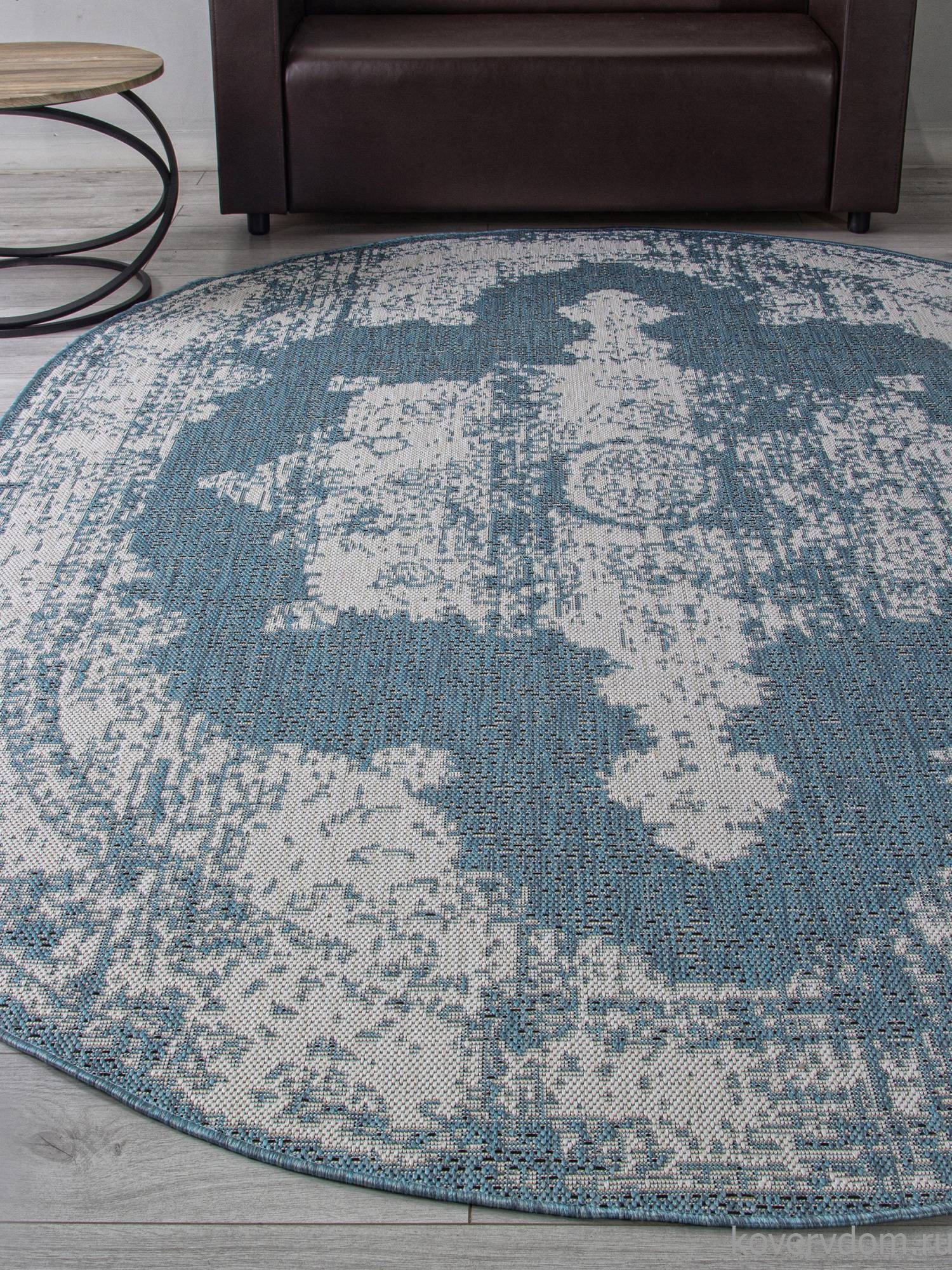 Ковер KAIR-A S129 BLUE Овал