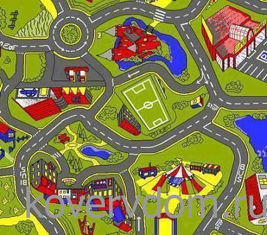 Детский ковер-палас  Lunapark Детский ковер-палас  Lunapark