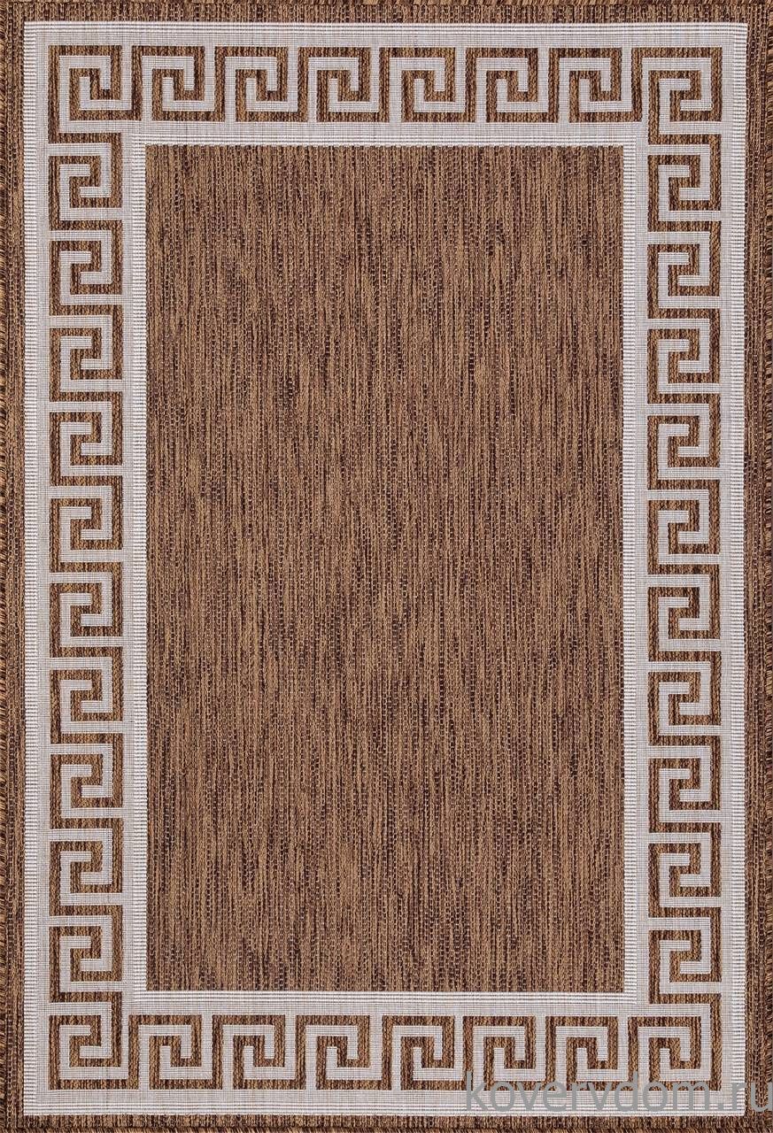 Ковер циновка VEGAS S002 BROWN-CREAM