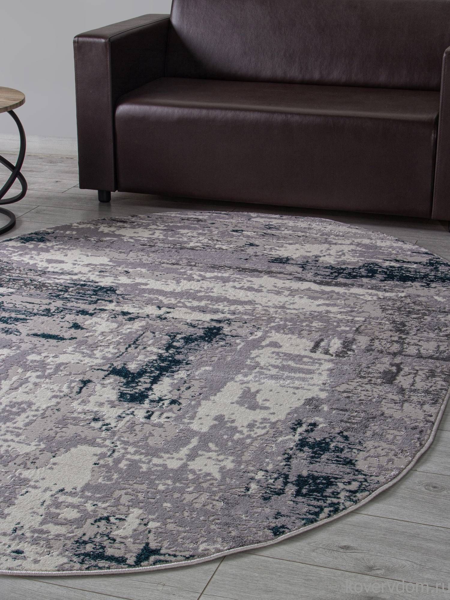 Ковер PALERMO F279 GRAY Овал