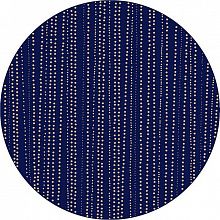Персидский ковер Абстракция 40174-38 КРУГ темно-синий