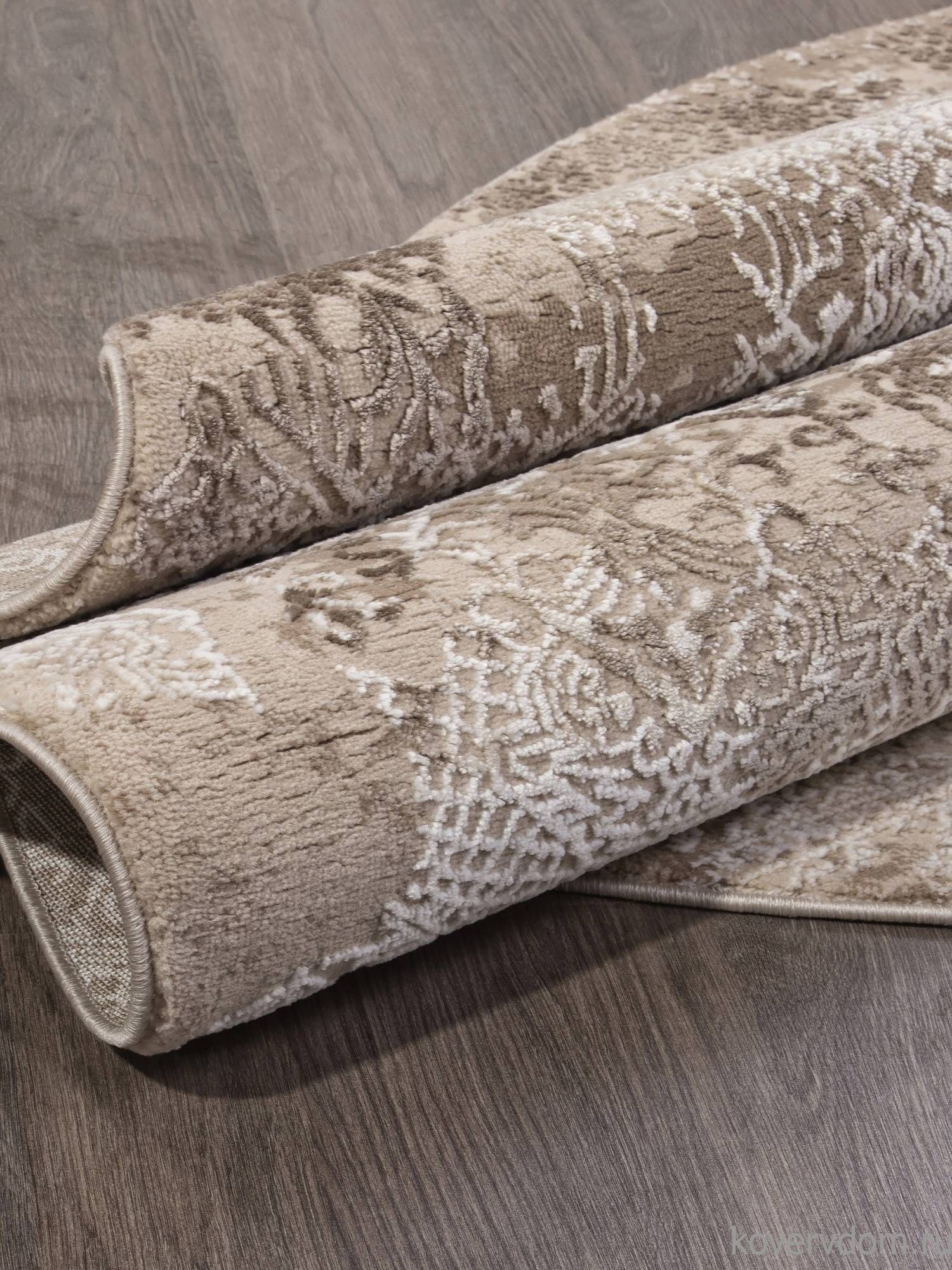 Ковер ARMINA 03851B BROWN / BROWN Круг Ковер ARMINA 03851B BROWN / BROWN Круг