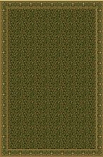 Круглый ковер в кабинет или бильярдную 1-03 зеленый