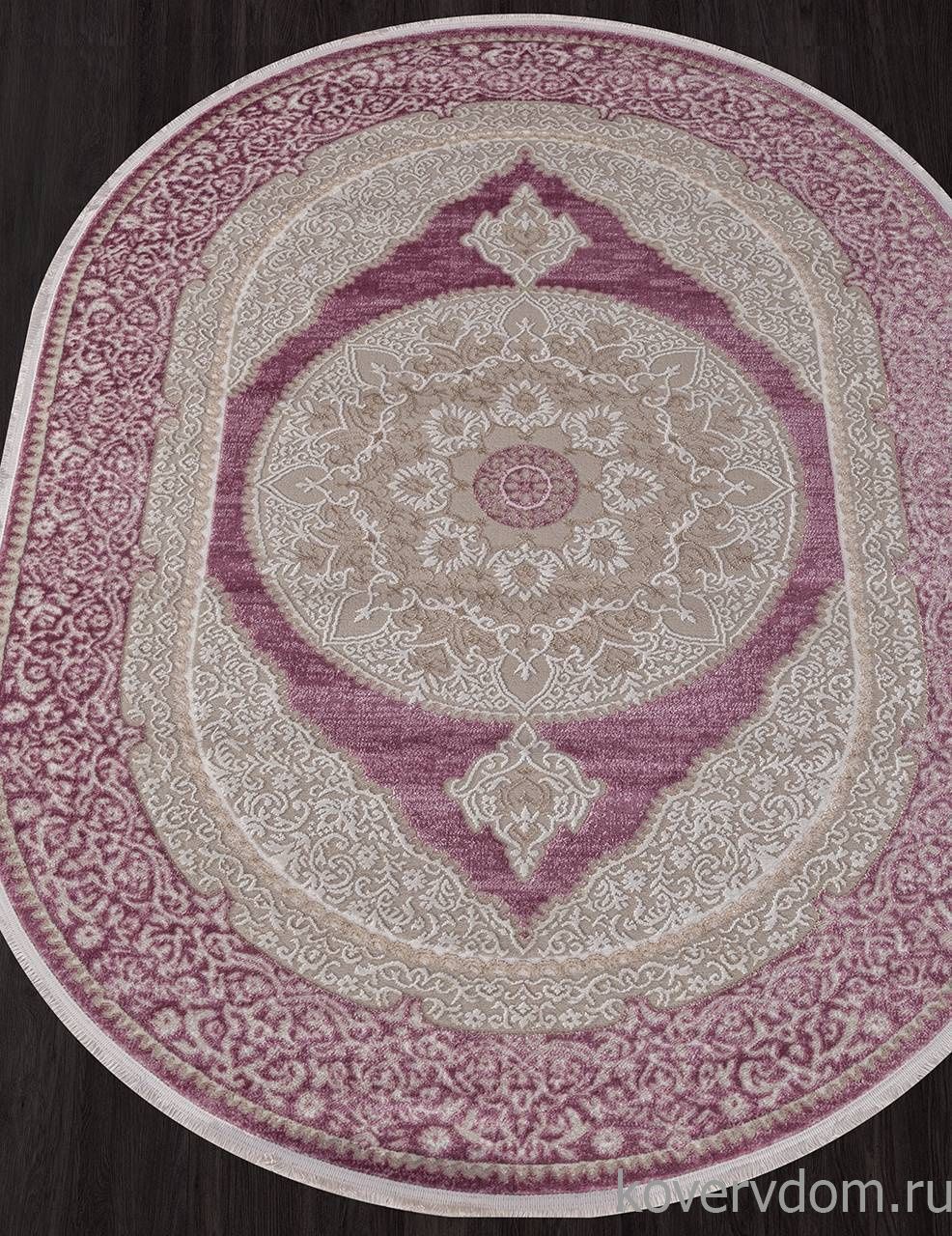 Ковер MOROCCO D763 PINK Овал