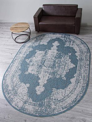 Ковер KAIR-A S129 BLUE Овал