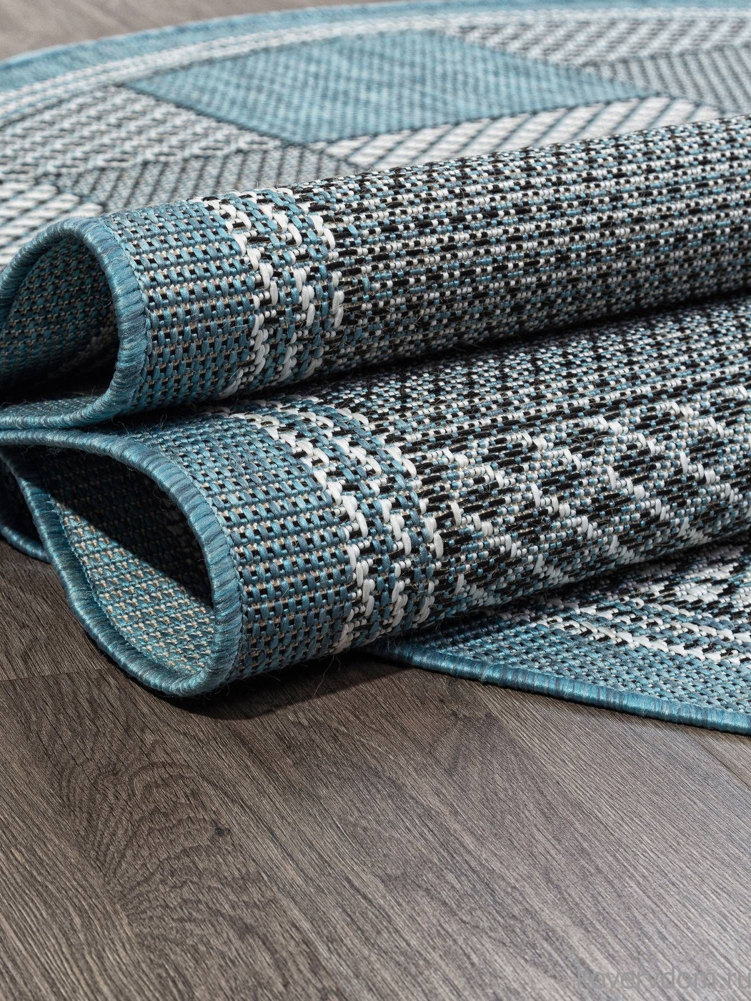 Ковер-циновка KAIR-A S148 BLUE Овал