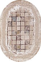 Ковер в дом QUANTUM-A 03004B BROWN / BROWN Овал