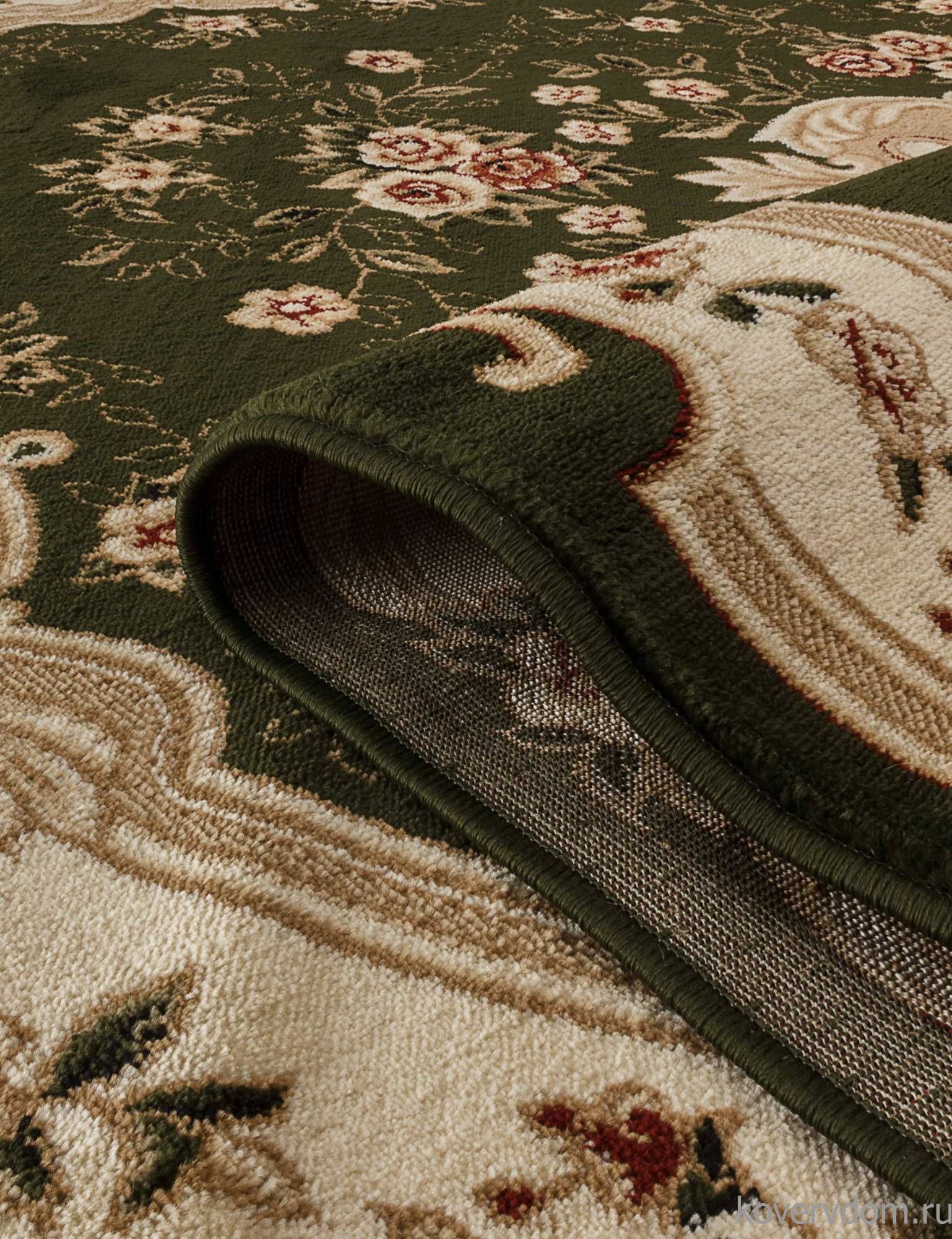 Ковер VALENCIA 2 D317 GREEN Овал