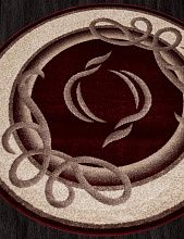 Ковер COLIZEY a704 RED Круг